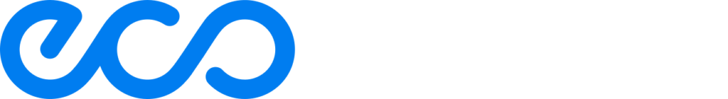 Logo ecoTRUCK na ciemne tła