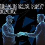 Kierowca odbierający wynagrodzenie od pracodawcy podczas rozliczania czasu pracy.